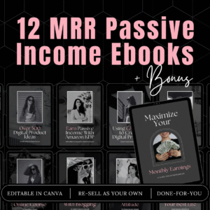 MRR Passive Income eBook Bundle | Master Resell & Private Label Rights (PLR) Included