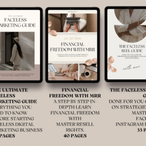 22Faceless Digital Marketing PLR/MRR Products | DFY Resell Bundle for Passive Income