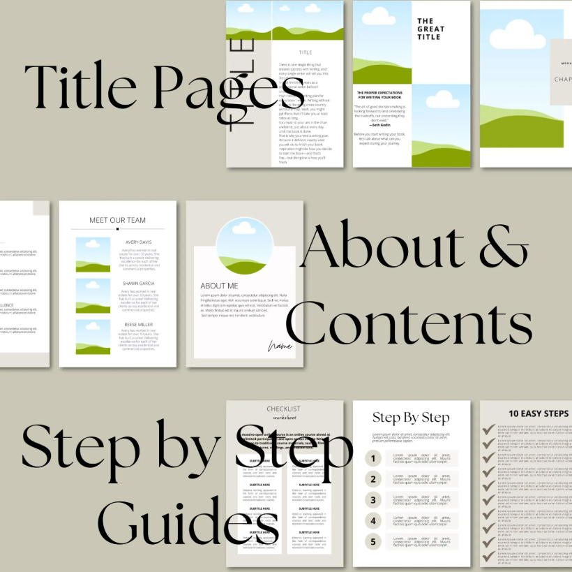 “Ultimate Canva eBook & Course Workbook Bundle – 150 Editable Templates to Create Professional eBooks with Ease” - Image 5