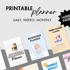 All-in-One 14,500+ Pages PLR Canva Templates | 200 Editable Planners for Instant Use