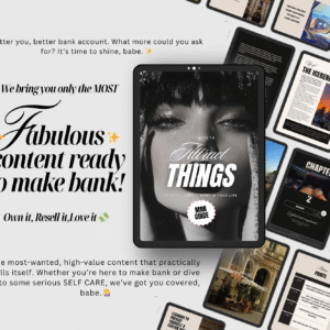 Glow Up & Thrive: 5 DFY PLR Guides for Self-Improvement and Personal Success (With MRR)