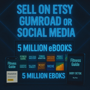 Massive 5 Million eBooks Package | Resellable PLR/MRR Ebooks for Passive Income