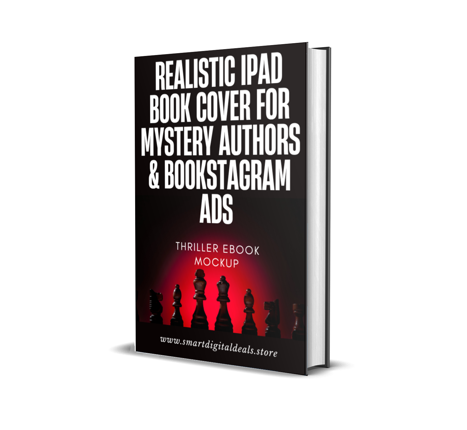 Canva Editable Mystery eBook Mockup | Eye-Catching iPad Display for Book Marketing