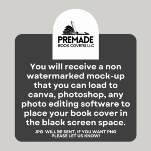 Canva Editable Mystery eBook Mockup | Eye-Catching iPad Display for Book Marketing