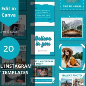 3500+ Canva Editable Social Media Templates Mega Bundle for